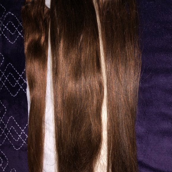 Auburn Light Brown Hair Extensions main image 6